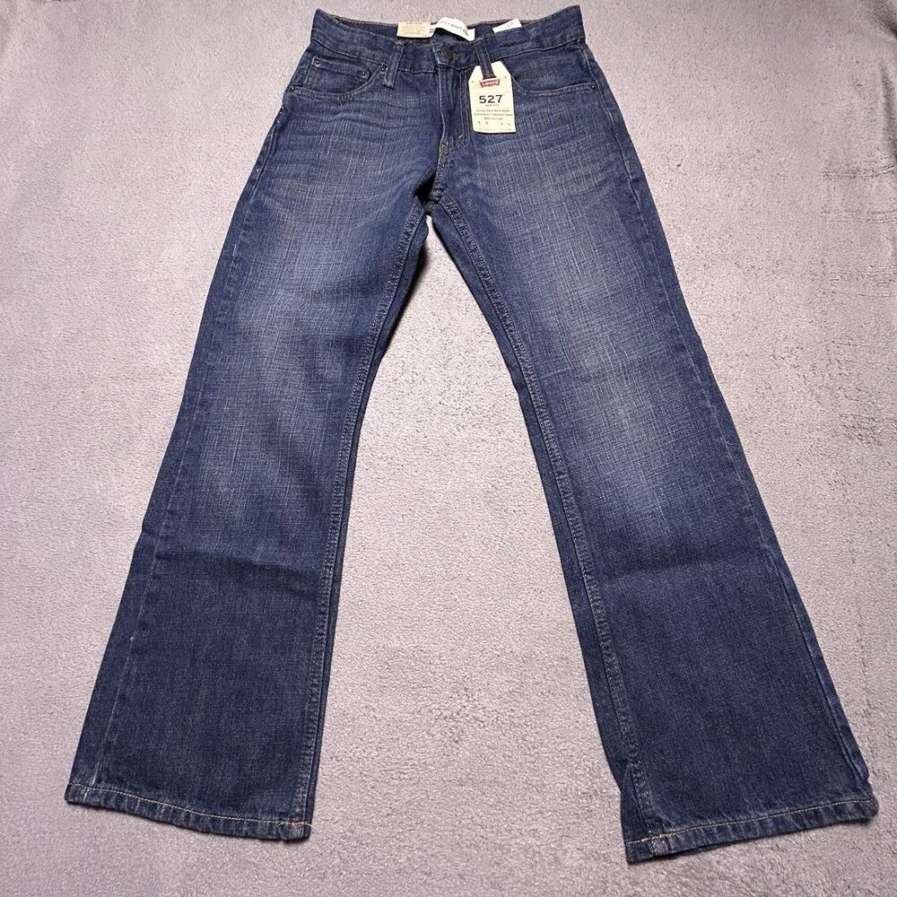 NWT Levi's 527 Boot Cut Jeans Boys 12 Reg 26x26 Medium Wash Streetwear